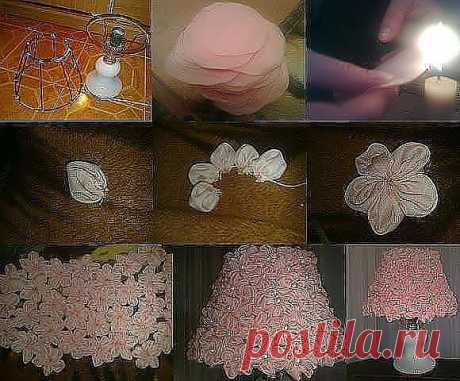 Цветочный абажур..