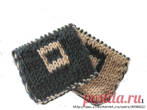 Двусторонний (двойной) жаккард спицами. / Обсуждение на LiveInternet - Российский Сервис Онлайн-Дневников