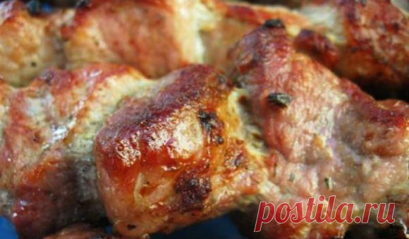 Шашлык, маринованный в коньяке &laquo;  "Просто и очень вкусно"