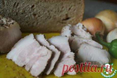 Рассольное сало "Два в одном" - "сыро-копчёное" и "варено-копчёное" но одинаково вкусное