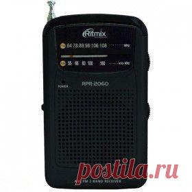 Купить радиоприемник Ritmix RPR-2060 черный в Пензе, цена / Интернет-магазин "Vseinet.ru".
Стильный карманный радиоприёмник с диапазонами AM и расширенным FM. Питание устройства осуществляется от двух батареек типа ААА. Радиоприёмник легко помещается в кармане, а с помощью клипсы вы сможете без труда прикрепить его к поясу.