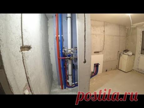 Монтаж водопровода в Балашихе. Материал проекта: ТЕСЕ, Viega Profipress, Rehau Raupiano Plus