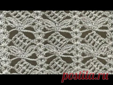 Интересные и несложные узоры крючком со схемами для весеннего вязания