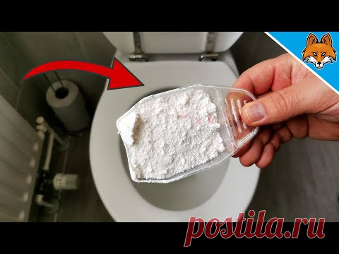 Слейте СТИРАЛЬНЫЙ ПОРОШОК в унитаз и ПОСМОТРИТЕ, ЧТО ПРОИСХОДИТ 💥