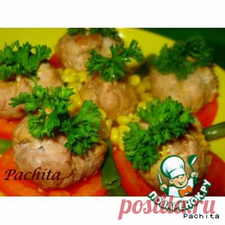 Мясные мешочки с овощами - кулинарный рецепт