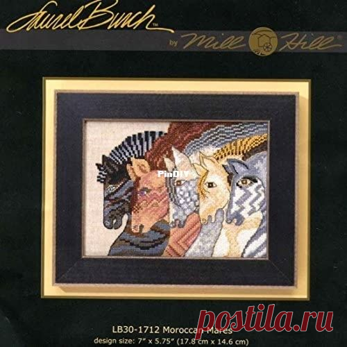 Милл Хилл LB30-1712 1722 - Марокканские кобылы-Вышивка крестиком
