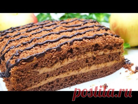25 минут и Вкуснющий Торт готов, ВМЕСТЕ С ВЫПЕЧКОЙ!