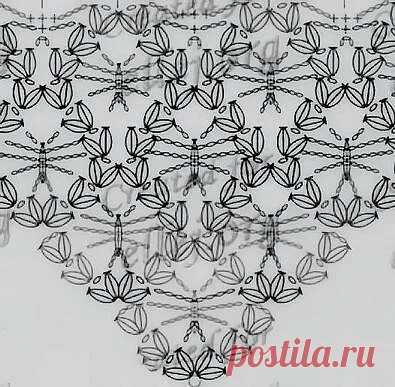 Красивые шали+ схемы