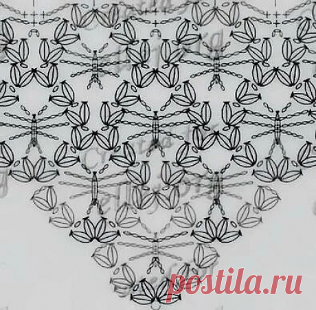 Красивые шали+ схемы