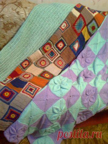 Пледы, но не бабушкин квадрат / Вязание крючком / Вязание крючком. Ваши работы