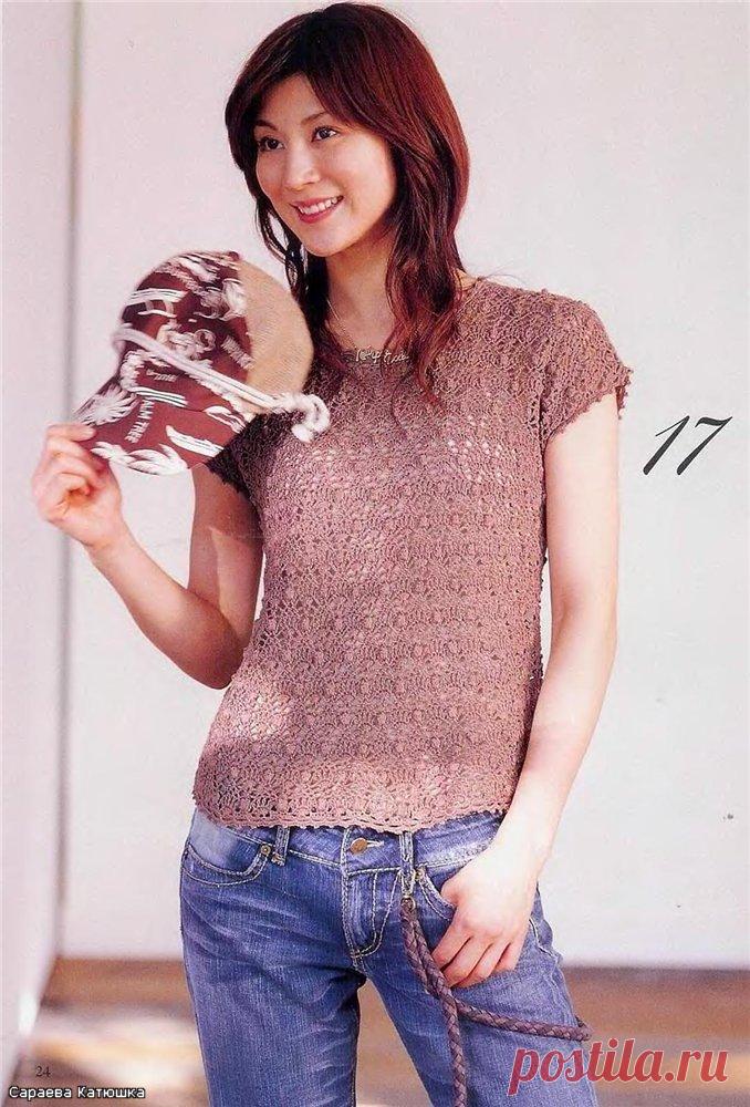 Кофточка цвета какао