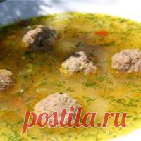 Суп с фрикадельками - (более 40 рецептов) с фото на Овкусе.ру
