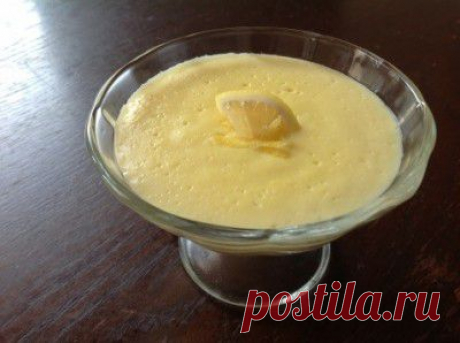 Низкокаллорийный лимонный заварной крем (диета Дюкан) : Десерты