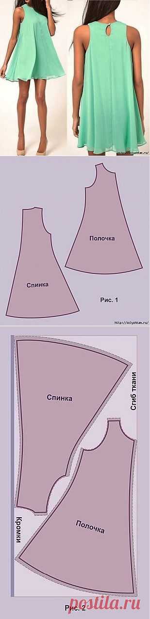 Платье (туника) «колокол».