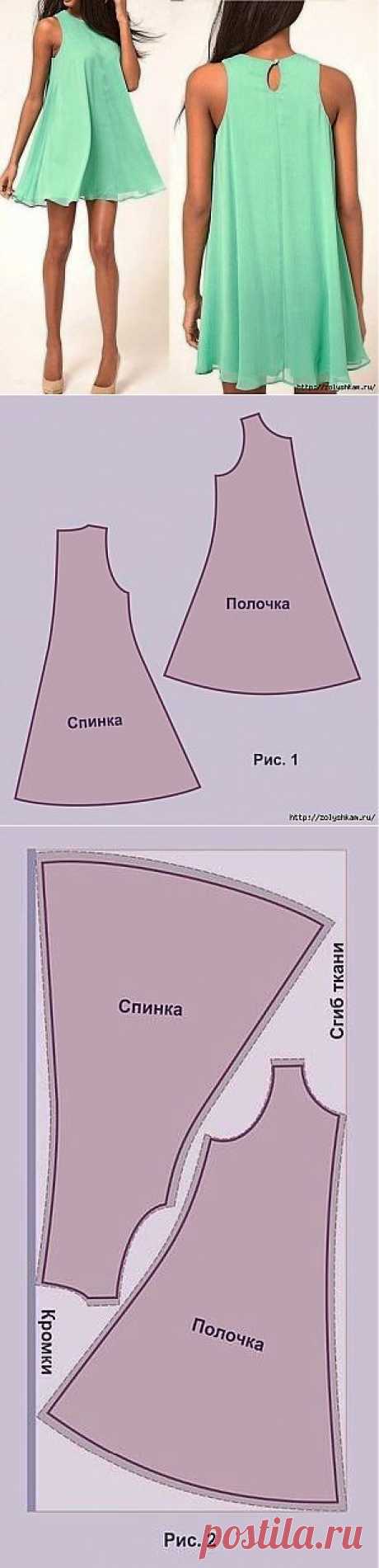 Платье (туника) «колокол».