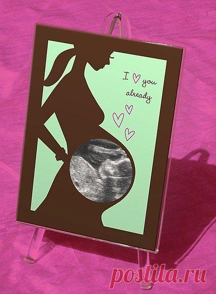 Фоторамка для первого фото / Бумага и карандаши (скрапбукинг, оригами, и т.д.) / Модный сайт о стильной переделке одежды и интерьера