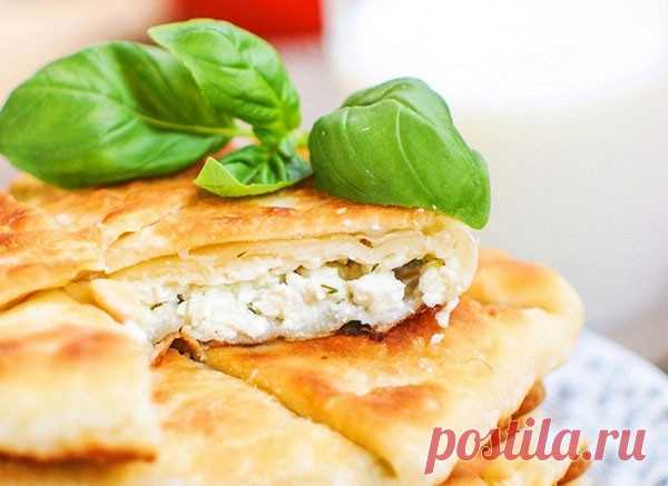 Плацинды с творогом — Домашняя кулинария