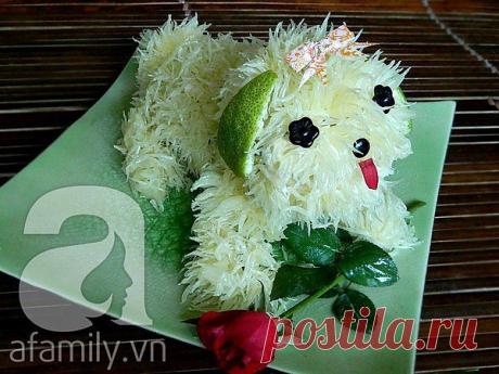 Песик из грейпфрута