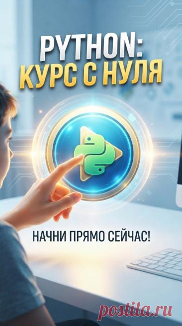 Python-разработчик: курс с нуля до профессии Первый шаг в IT-профессии. Основы Python, Advanced, Django, SQL и практика.