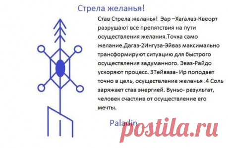 Стрела желания Автор Paladin
Став прошёл успешные испытания.
На руны не разбирать наносить целиком.
Показать полностью…