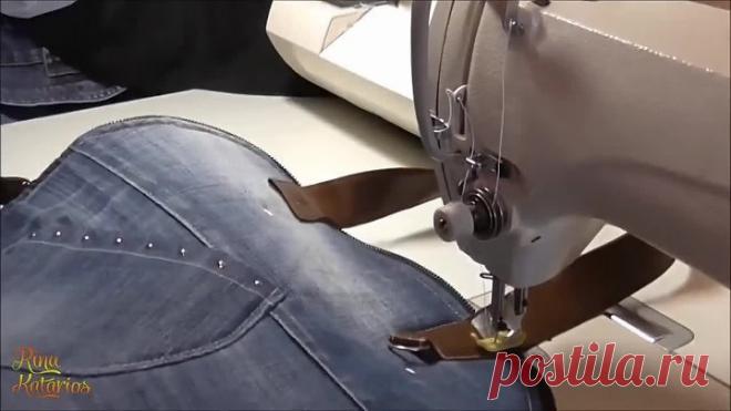 Это то что нужно! Сумка из старых джинсов