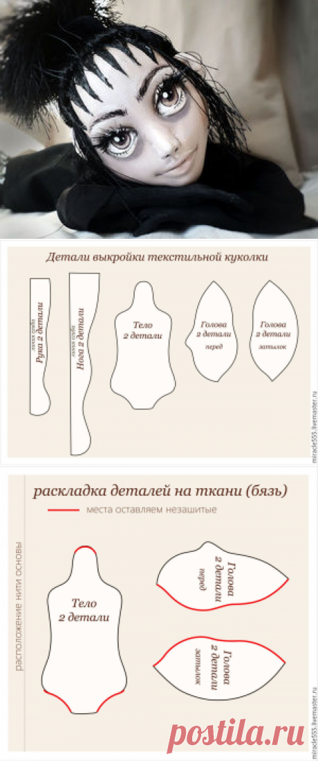 Подробный мастер-класс по созданию мистической куколки из трикотажа. Часть 1 - Ярмарка Мастеров - ручная работа, handmade