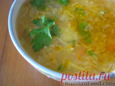 Рецепт: Капустняк постный с пшеном на RussianFood.com