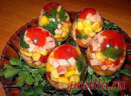 Заливные яйца!!!ОЧЕНЬ ВКУСНО И НЕОБЫЧНО!!!