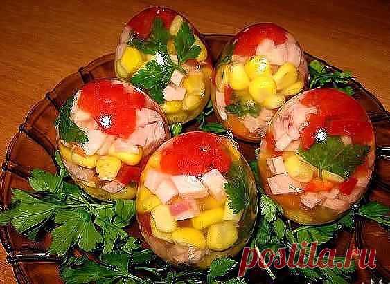 Заливные яйца!!!ОЧЕНЬ ВКУСНО И НЕОБЫЧНО!!!