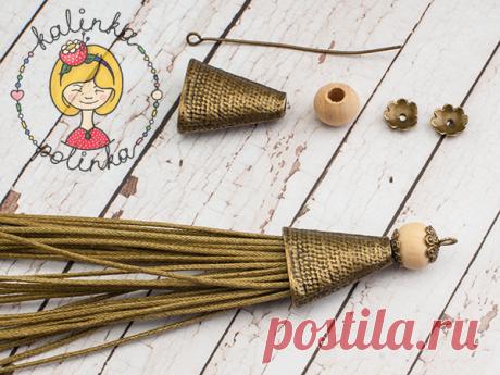 Как создать и украсить браслет или колье бутонами из полимерной глины | Рукоделие