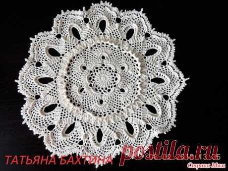 . Салфетка &quot;Зимние Узоры&quot;. - Все в ажуре... (вязание крючком) - Страна Мам