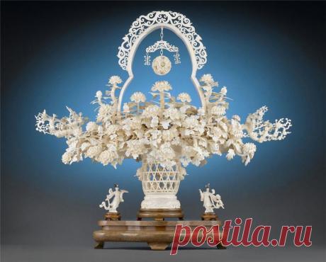 Резьба по кости. Ivory. Aнтиквариат (2) | Хвастунишка