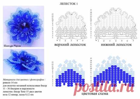 Для Вас новая подборка схем и мастер-классов по бисероплетению 
Синий цветок

#браслет #плетение #ручнаяработа #бисероплетение #украшение #чешскийбисер #украшениеизбисера #мастеркласс