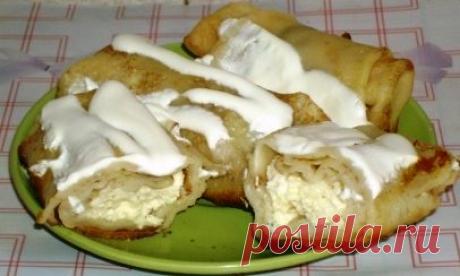 Блины с творогом | ГОТОВИМ ВКУСНО И ПО-ДОМАШНЕМУ