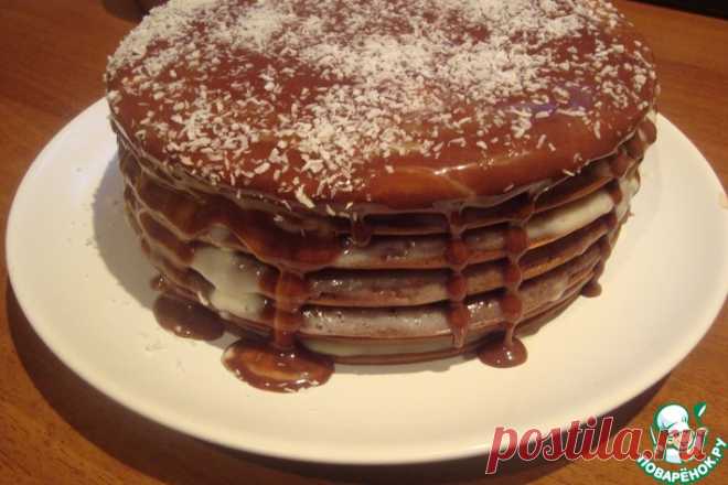 Шоколадный торт из наливных коржей Кулинарный рецепт