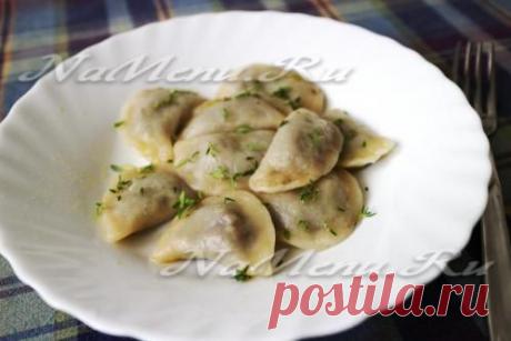 Веганские равиоли с картофелем и грибами