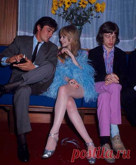 Если твой соперник Ален Делон. Без шансов. Даже если ты Мик Джаггер. 25 исторических снимков, на которые мы смотрели молча и не дыша: ↪