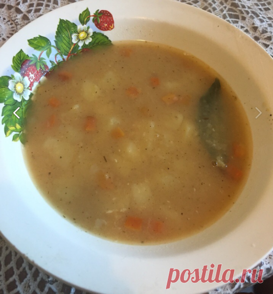 Рецепт как приготовить божественный гороховый суп без мяса | Авторские рецепты для экономных  | Яндекс Дзен