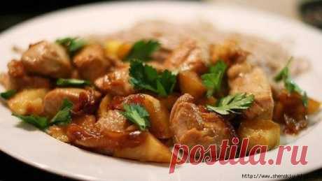 Сочная куриная грудка с яблоками - простое и вкусное блюдо на каждый день!