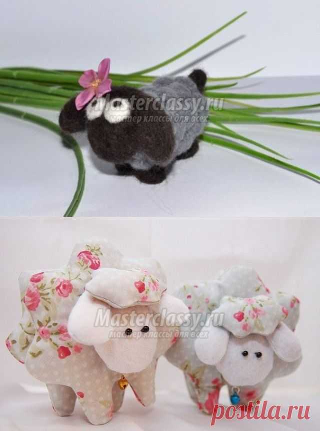 Овца своими руками: мастер-классы с пошаговыми фото