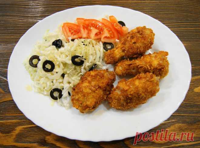 Крылышки а-ля KFC.... - Кулинарная баламуть...