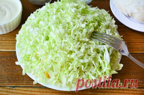Салат "Лебединый пух" - очень нежный и вкусный салатик на скорую руку
