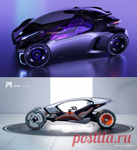 Шоу-кары MG Maze и Roewe R Ryzr нацелены на молодёжь