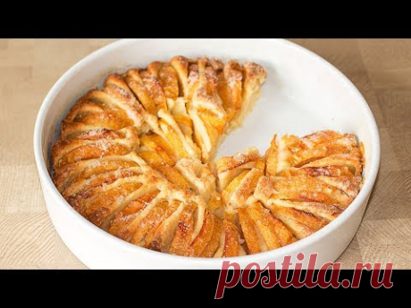 Яблочный ПИРОГ с ХРУСТЯЩЕЙ Корочкой 🍏 Много Яблок, Мало Теста ✧ Ирина Кукинг