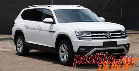 Кроссовер Volkswagen Teramont показался на свежих фото - UINCAR