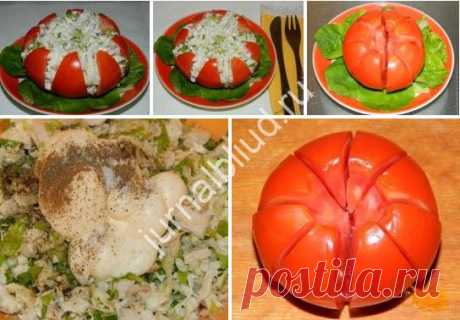 Салат "Шик" Салат "Шик" Этот салатик — простой, свежий, сытный и вкусный. Мне очень нравится его подача. В самый раз для любого праздника! А отдельные порции — это всегда очень удобно.
