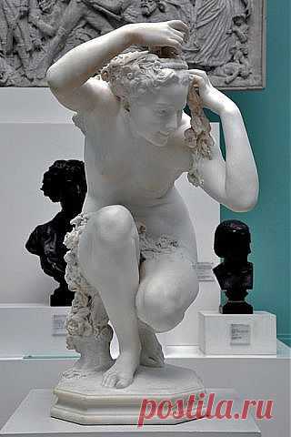 Goddess Flora dell’artista francese Jean-Baptiste Carpeaux (1827-1875), scultura in marmo, Musée des Beaux-Arts de Valenciennes, Francia
