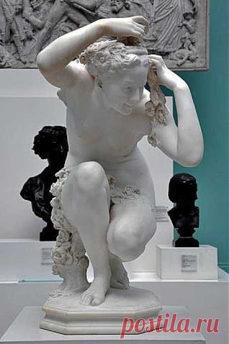 Goddess Flora dell’artista francese Jean-Baptiste Carpeaux (1827-1875), scultura in marmo, Musée des Beaux-Arts de Valenciennes, Francia