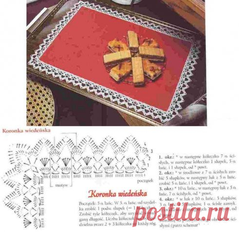 Красивая обвязка края крючком. / Вязание крючком / Вязание крючком для начинающих