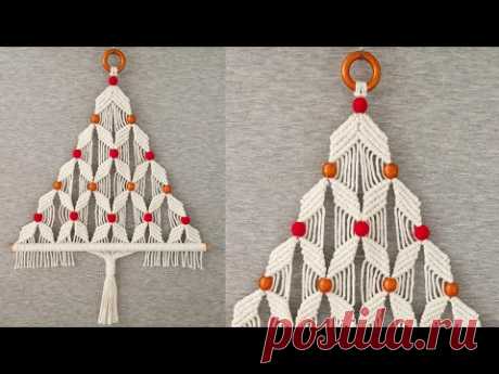 DIY 🎄 ARBOL🎄 de NAVIDAD en MACRAME (paso a paso) | DIY Macrame Christmas Tree Tutorial - YouTube